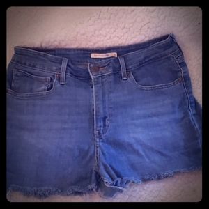 Cut off Levi's shorts